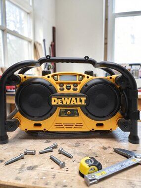 DeWALT DC012 Worksite Radio + Batt Charger w/ Outlets